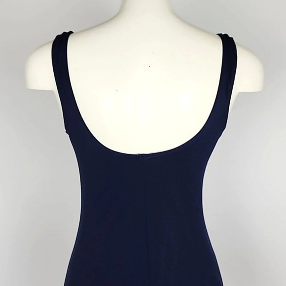 TYR Women's Blue Pink Tank Solid Paneled Piping One Piece  Swimsuit Size Medium - Picture 4 of 14